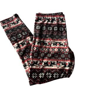 No Boundries Christmas Leggings XL